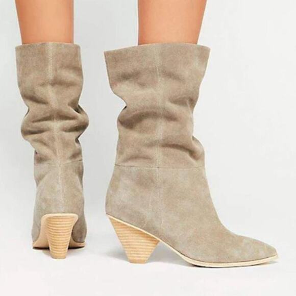 Jeffery campbell taupegrey suede ankle - Picture 2 of 8